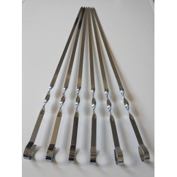 Iešmeliai griliui, 60 cm, rinkinyje 6 vnt