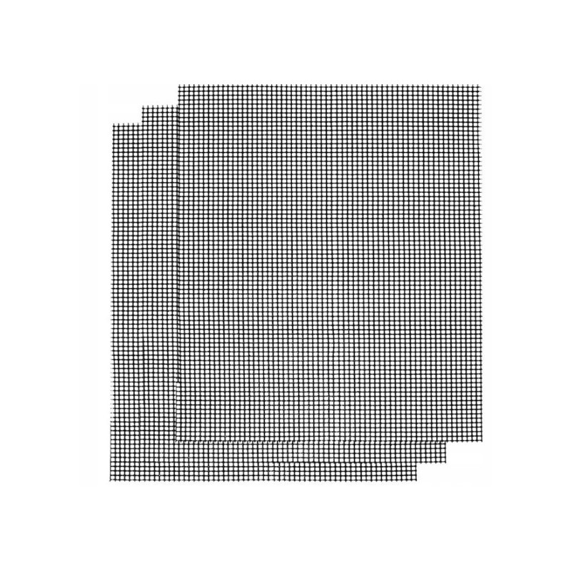 Nelipnūs grilio kilimėliai, 3 vnt, skirtingi dydžiai