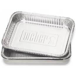 Stačiakampis aliuminio grotelių padėklas 21,84 x 15,24 cm Weber