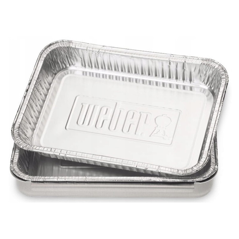 Stačiakampis aliuminio grotelių padėklas 21,84 x 15,24 cm Weber