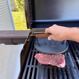 Ketaus mėsainių presas, mėsos presas