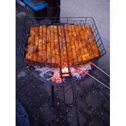 Grotelės mėsos, kepsnių ir žuvies kepimui sk-0740