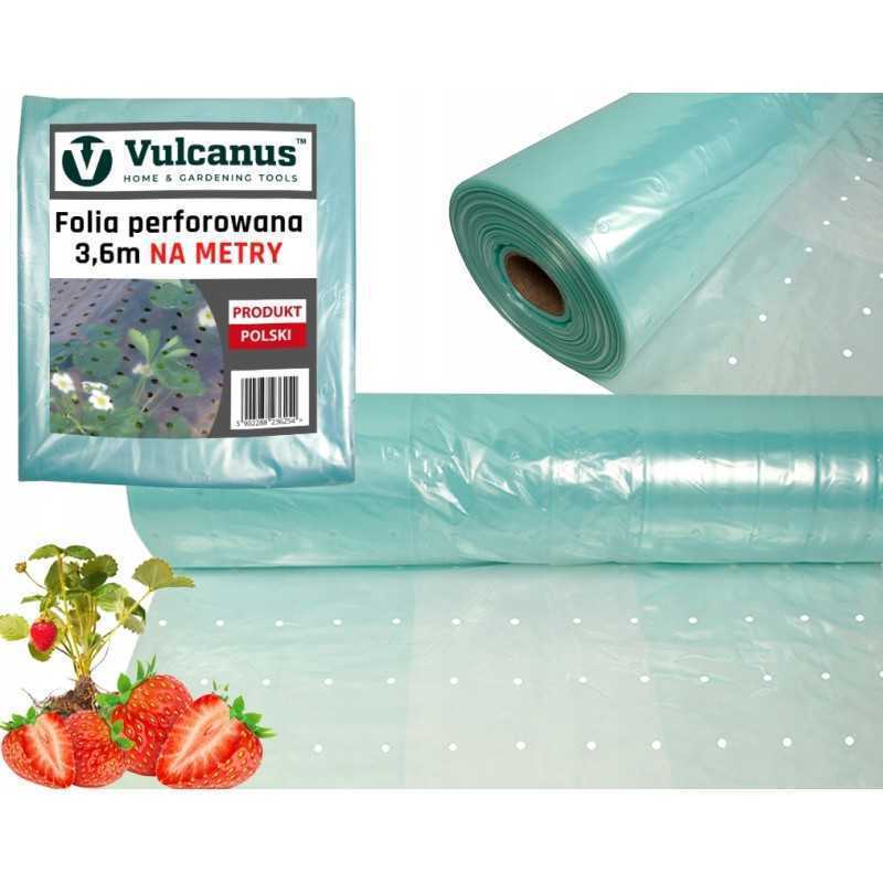 Perforuota folija su UV filtru, 3,6 x 1 m, skaidri