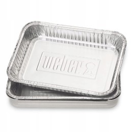 Stačiakampis aliuminio Weber grilio padėklas 21 84 x 15 24 cm modelis 6415