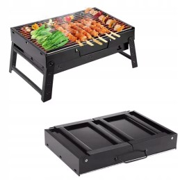 Turistinė nešiojama sulankstoma iškylos kepsninė su anglimis