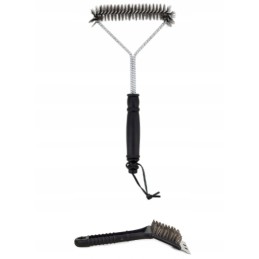 Pridedamas 30 cm pločio grilio šepetys ir grandiklis griliui valyti