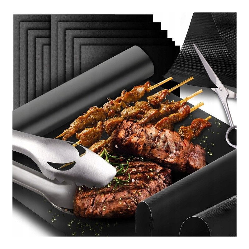 10vnt tefloninis kepimo kilimėlis Daugkartinio naudojimo orkaitės grilio padėklas