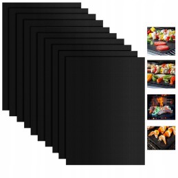 Itin ekonomiškas 10x tefloninio grilio kilimėlio ir kepimo skardos rinkinys