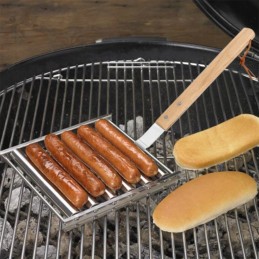 Grotelės dešrainiams, dešrelės, dešrelės griliui, grilio skrudintuvas dešrainiams
