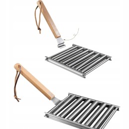 Grotelės dešrainiams, dešrelės, dešrelės griliui, grilio skrudintuvas dešrainiams