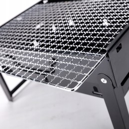 Sulankstomas turistinis nešiojamas medžio anglies sodo lagaminas su rankena