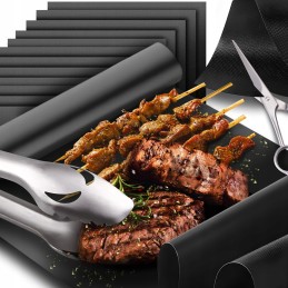 12x tefloninis kepimo kilimėlis, daugkartinio naudojimo grilio padėklas orkaitei