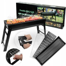 Nešiojama kepsninė, didelė, sulankstoma, ištraukiama, stačiakampė stovyklavietė