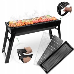 Nešiojama kepsninė, didelė, sulankstoma, ištraukiama, stačiakampė stovyklavietė