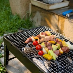 Nešiojama kepsninė, didelė, sulankstoma, ištraukiama, stačiakampė stovyklavietė