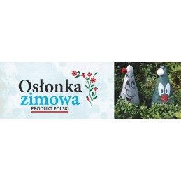 Apsauginis gobtuvas balta ir mėlyna gėlė