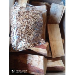 Rūkymo medienos mišinys: vyšnia + obuolys 10 kg