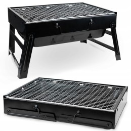 Nešiojama turistinė kepsninė, sulankstomas stačiakampis stovyklavimo lagaminas