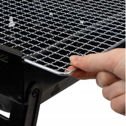 Nešiojama turistinė kepsninė, sulankstomas stačiakampis stovyklavimo lagaminas