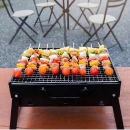 Nešiojama turistinė kepsninė, sulankstomas stačiakampis stovyklavimo lagaminas