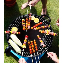 Tefloninis kilimėlis, grilio kilimėlis, kepimo skarda, daugkartinio naudojimo bbq padėklas, 10 vnt