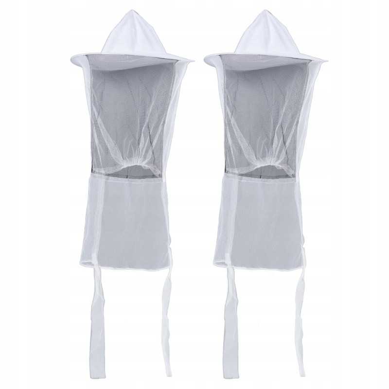 Balta bitininkystės kepurė, tinklelis aplink