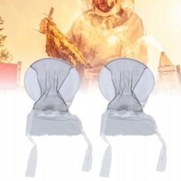 Balta bitininkystės kepurė, tinklelis aplink