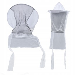 Balta bitininkystės kepurė, tinklelis aplink