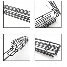 2 krepšeliai iešmams ir daržovėms kepti ant grotelių