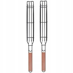 2 krepšeliai iešmams ir daržovėms kepti ant grotelių
