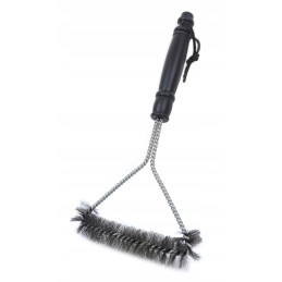 Didelės grilio žnyplės, 45 cm, grotelių šepetys