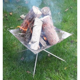 Židinys, sodas, sulankstomas.