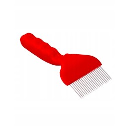 Plastikinių šakių dangtelių atplėšimo mašina su 21 nerūdijančio plieno adata.