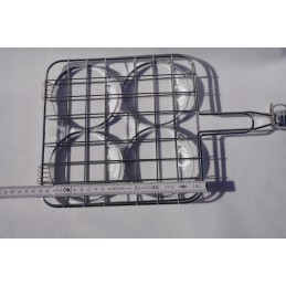 Grotelių grotelių laikiklis mėsainiams