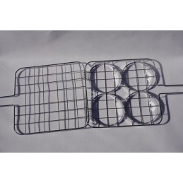 Grotelių grotelių laikiklis mėsainiams