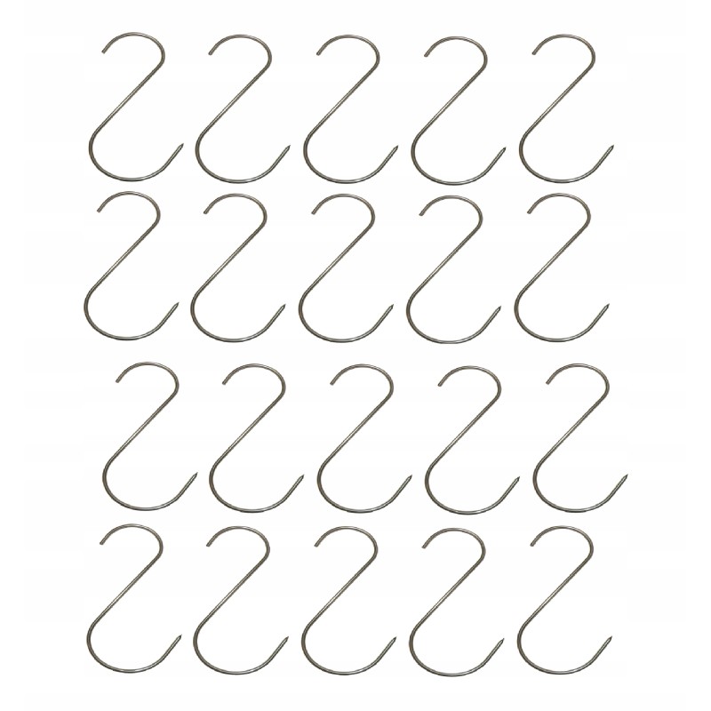 Rūkymo kabliukas, 20 vienetų rinkinys S-145, 3mm storio