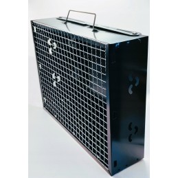 Martom anglies grilis 34 5 x 26 5 cm turistinis grilis su nešimo rankena