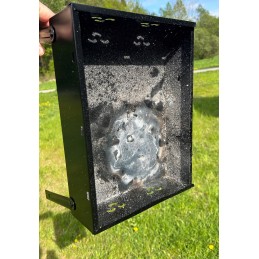 Martom anglies grilis 34 5 x 26 5 cm turistinis grilis su nešimo rankena