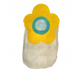 Apsauginis gobtuvas, balta ir geltona gėlė