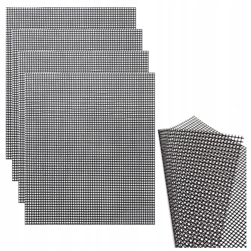 4x orkaitės grotelių tinklinis kilimėlis 40x33cm teflonas