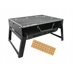 Turistinis grilis nešiojamas sulankstomas anglies grilis su nemokamu uždegimu! visa 40 kubų lenta