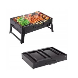 Turistinis grilis nešiojamas sulankstomas anglies grilis su nemokamu uždegimu! visa 40 kubų lenta