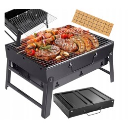 Turistinis grilis nešiojamas sulankstomas anglies grilis su nemokamu uždegimu! visa 40 kubų lenta