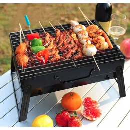 Turistinis grilis nešiojamas sulankstomas anglies grilis su nemokamu uždegimu! visa 40 kubų lenta