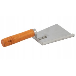 Žiedadulkių kaušelis, nerūdijantis plienas su medine rankena