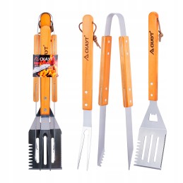 Tvirti kepsninės reikmenys, grilio stalo įrankių rinkinys