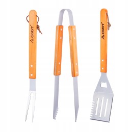 Tvirti kepsninės reikmenys, grilio stalo įrankių rinkinys