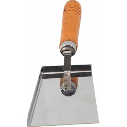 Žiedadulkių kaušelis, nerūdijantis plienas su medine rankena