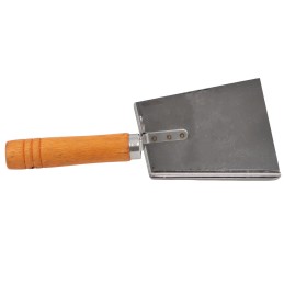 Žiedadulkių kaušelis, nerūdijantis plienas su medine rankena