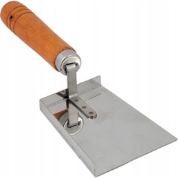 Žiedadulkių kaušelis, nerūdijantis plienas su medine rankena